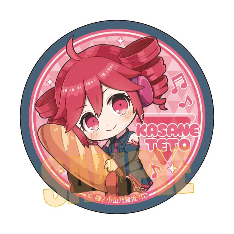 Kasane Teto: Trading Badges Blind Box - 1 Unidade Aleatória